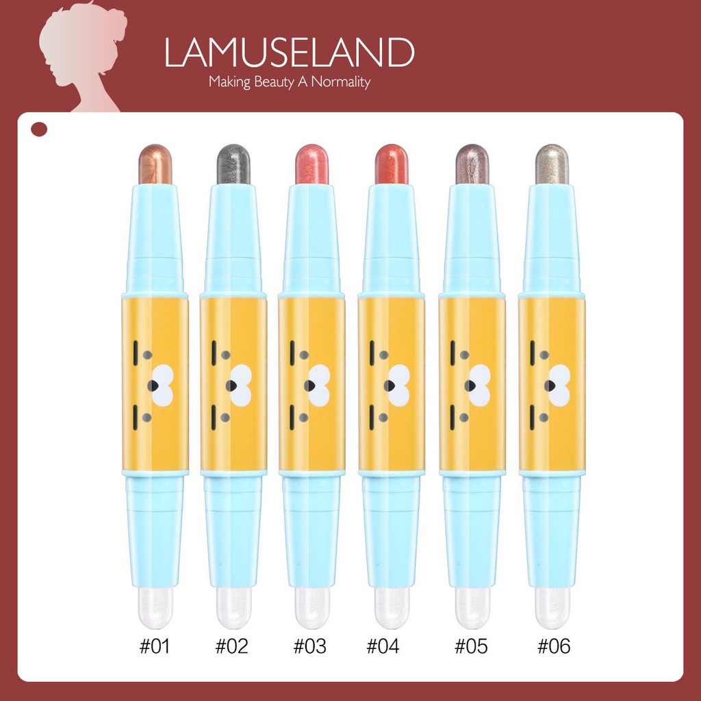 Phấn mắt HengFang H6531 dạng thỏi hai đầu dễ thương tiện dụng cho phái nữ 28g