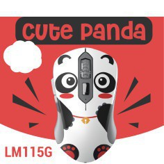 CHUỘT KHÔNG DÂY DAREU LM115G MULTI COLOR CUTE PANDA