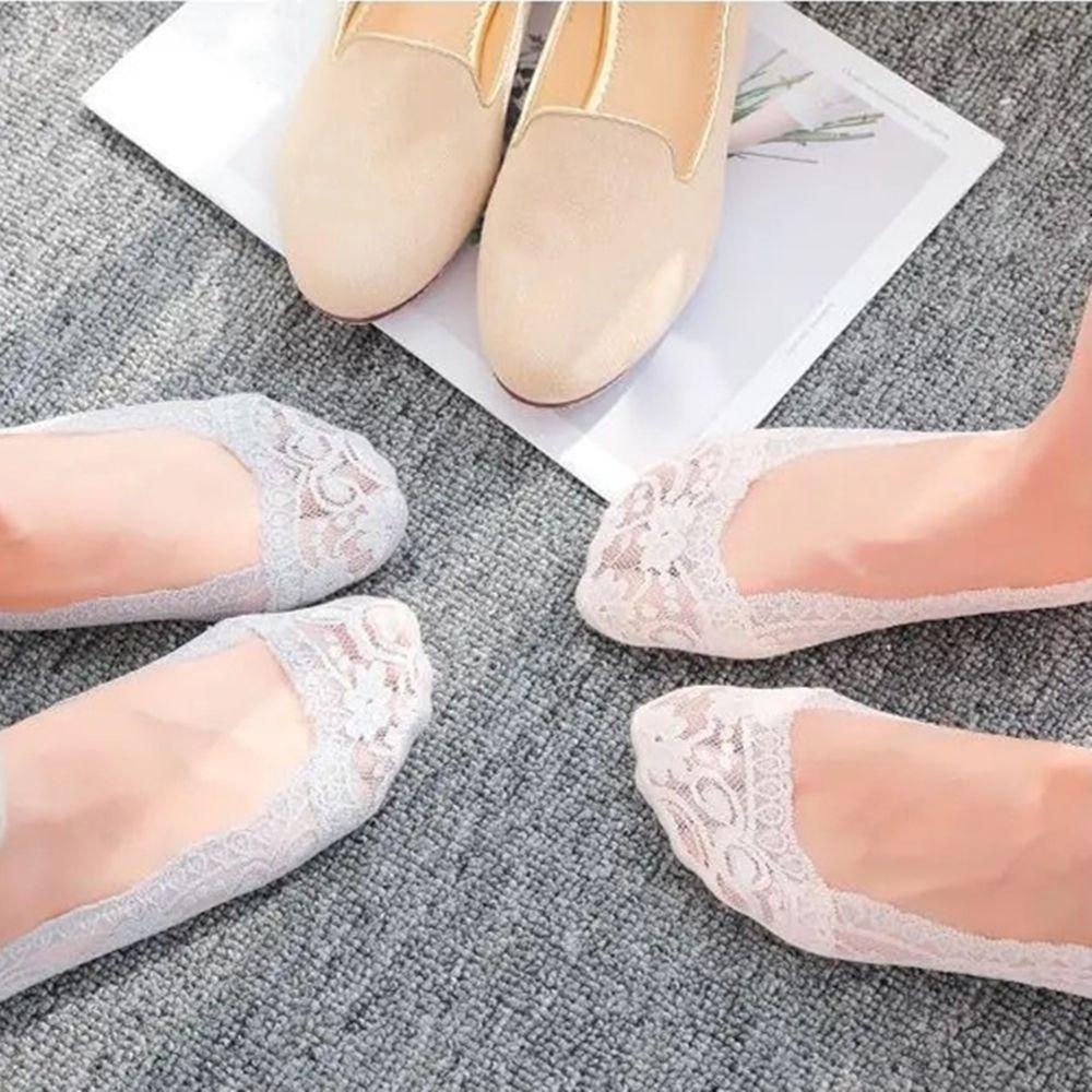 Đôi Vớ Thuyền Ren Hoa Thoáng Khí Thời Trang Cho Nữ