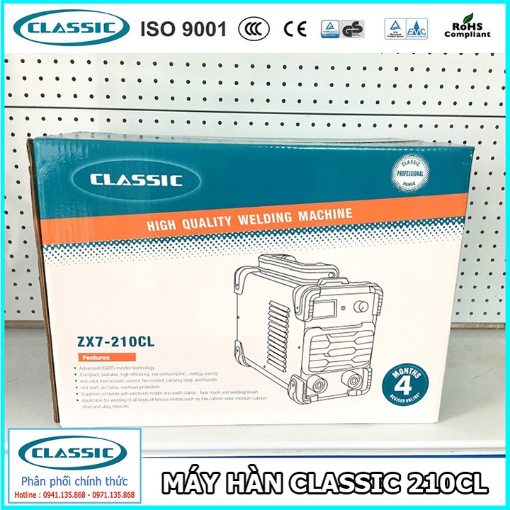 Mở hộp MÁY HÀN QUE inverter Classic ZX7-210CL | Máy hàn dùng xưởng