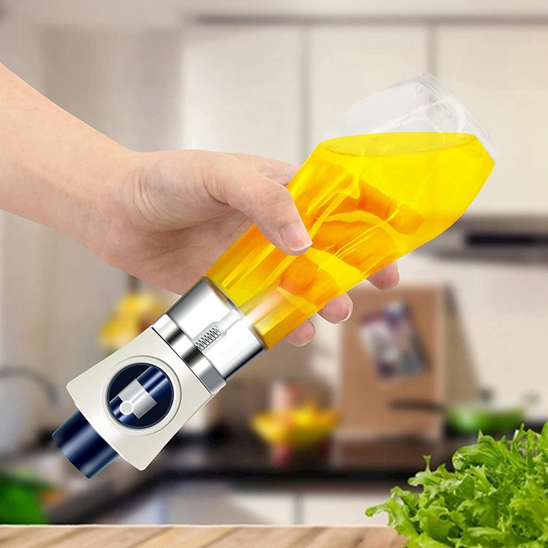 Bình Xịt Dầu Ăn / Giấm Bằng Kính Có Thể Đổ Đầy 230Ml