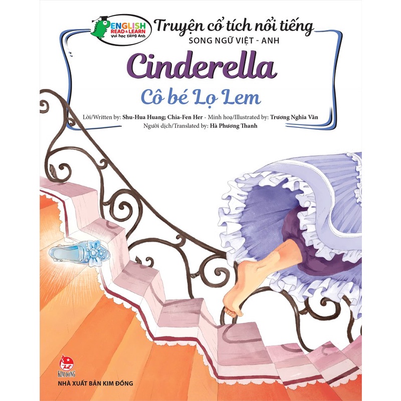 Sách - Truyện cổ tích nổi tiếng song ngữ Việt - Anh - Cinderella - Cô bé Lọ Lem