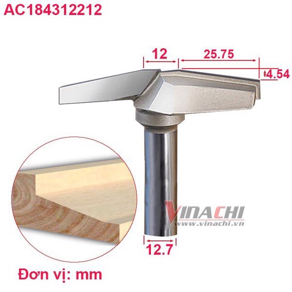 MŨI HUỲNH VÁT 10 ĐỘ TIDEWAY AC1843 - 1 MŨI