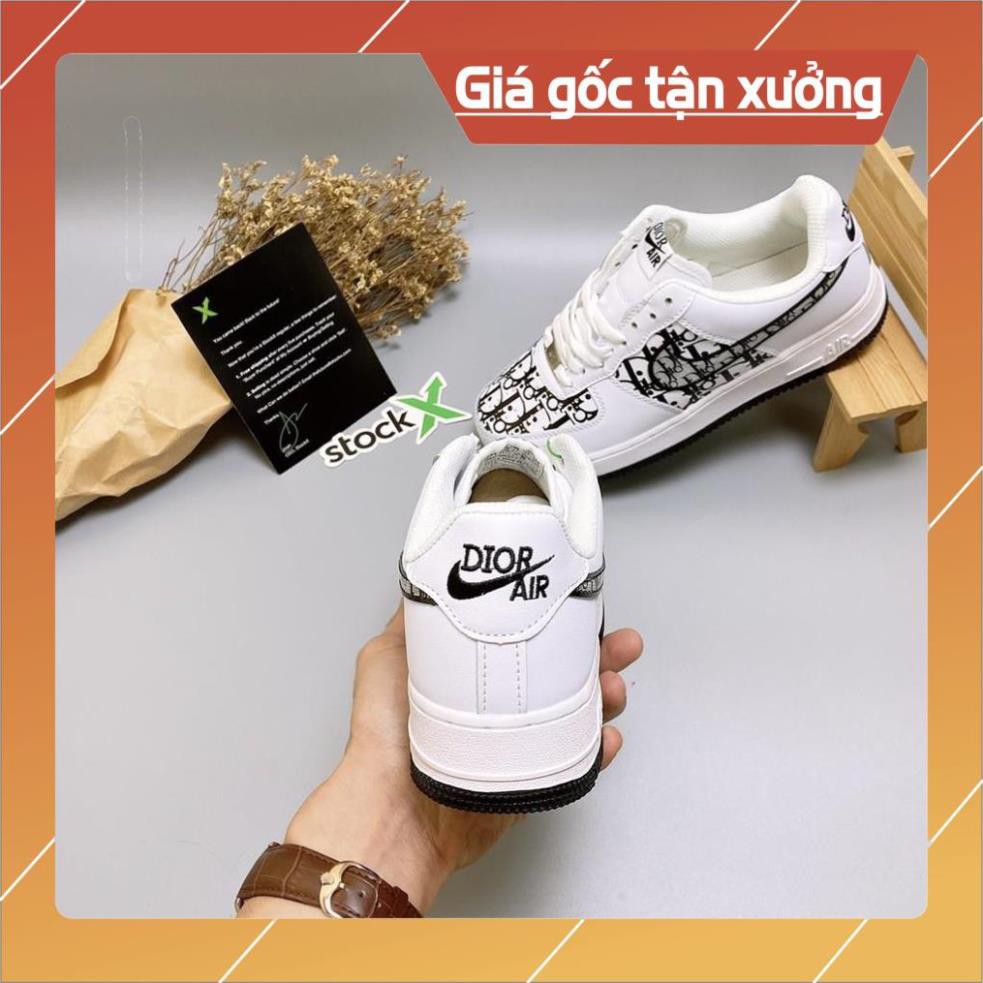 [FreeShip–Hàng Xịn] ✔️Giày Af1 Air Force One x Dior Trắng Đen Fullbox✔️