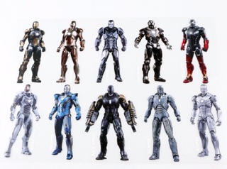 Sticker miếng dán mô hình Iron man