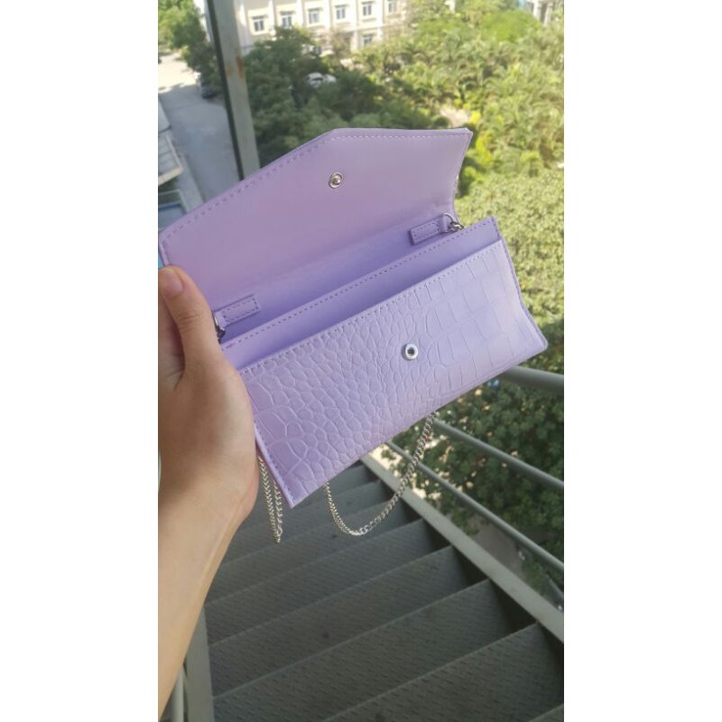 Ví tím Mango - hxt Nga kèm bill