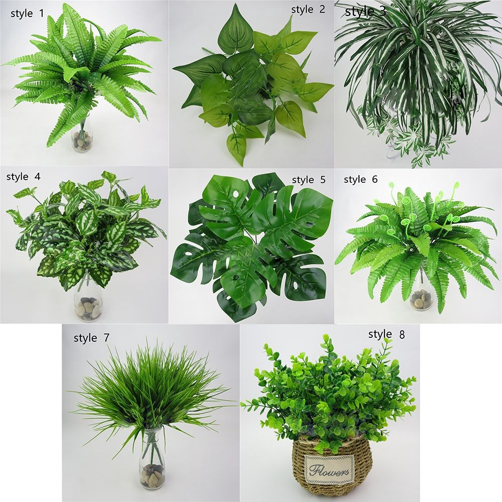 CONOPERY Lá cỏ nhân tạo dùng trang trí văn phòng , tiệc cưới