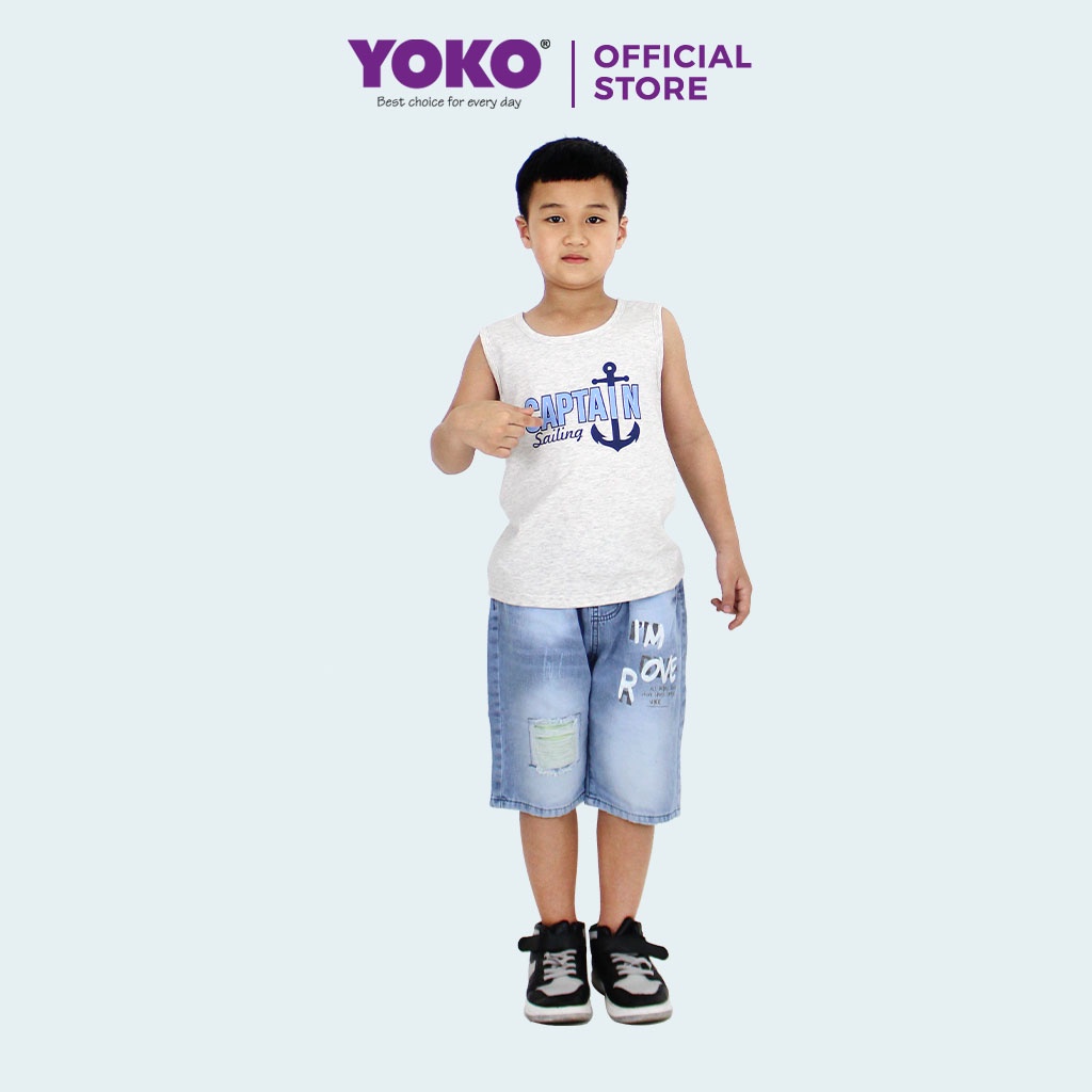 Áo Thun Sát Nách Bé Trai (1-9 Tuổi) YOKO KID’S FASHION 8025T