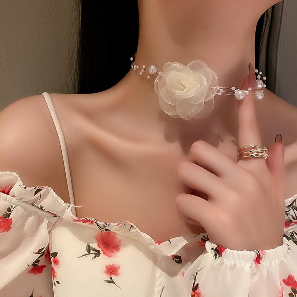 Set 2 Vòng cổ Chuỗi Hạt Thời Trang Cá Tính Cho Nữ