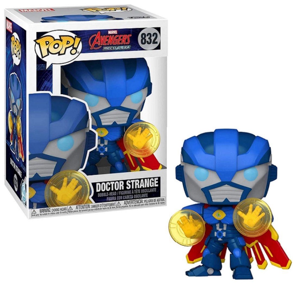 Mô hình Marvel Doctor Strange 10cm 832 Mech Strike Funko Pop Mô hình tĩnh Nhựa PVC CHÍNH HÃNG MỸ MVFKP12