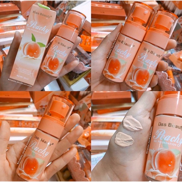 Kem nền trang điểm Kiss Beauty Peachy