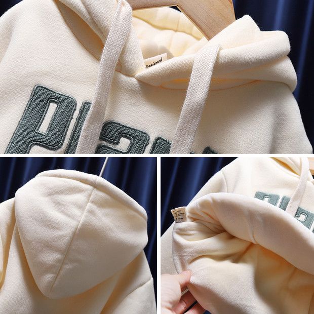 Áo nỉ bông hoodie dày ấm nhiều mẫu trẻ em 2022 Phong Cách Hàn Quốc Thời Trang Thu Đông Cho Bé