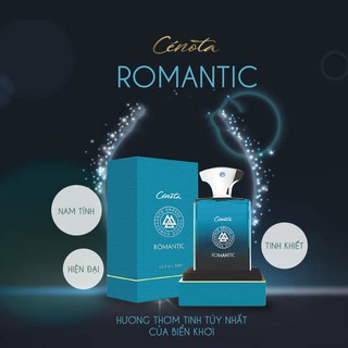 Nước hoa nam Cenota Romantic 30ml, nước hoa nam lưu hương lâu, lãng mạn, dịu êm