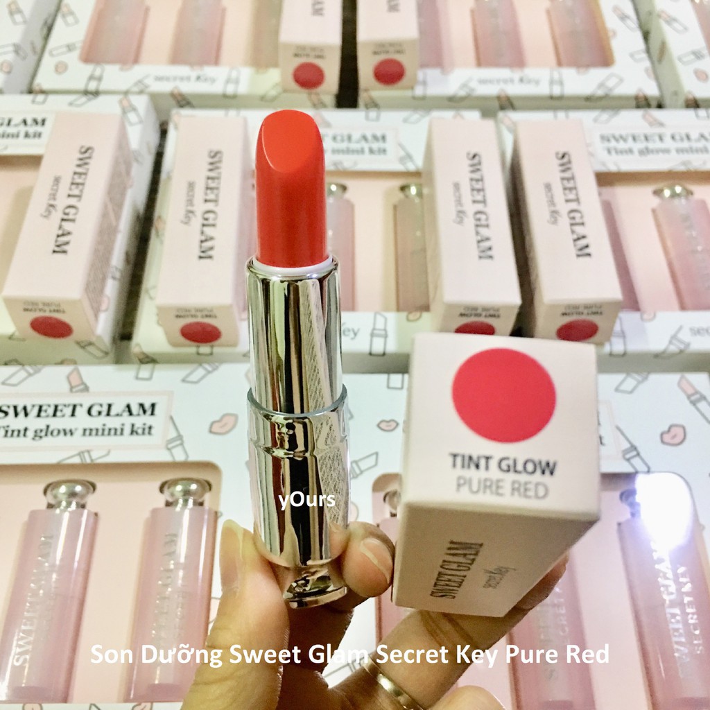 Son dưỡng có màu Secret Key Sweet Glam Tint Glow