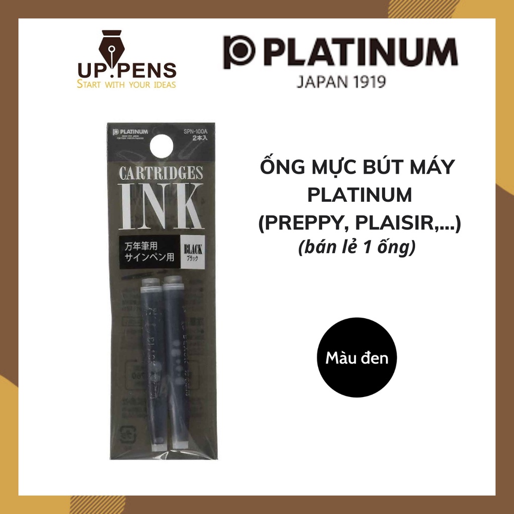 Ống mực bút máy Platinum Preppy -Bán lẻ 01 Ống