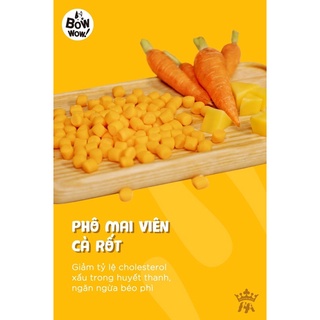 phô mai viên cà rốt Bowwow dành cho chó  - T3 PETS SHOP