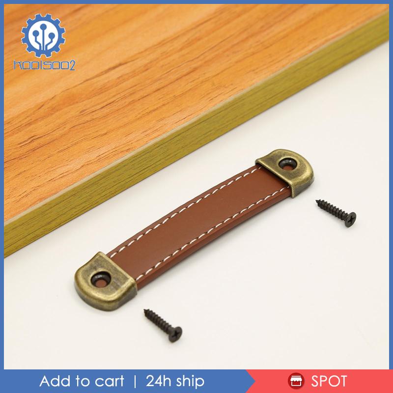 [Koolsoo2] Tay Nắm Cửa Tủ Kéo Bằng Da PU Thay Thế Tiện Dụng Cho Tủ Đồ Nội Thất / Tủ Quần Áo / Tủ Quần Áo /