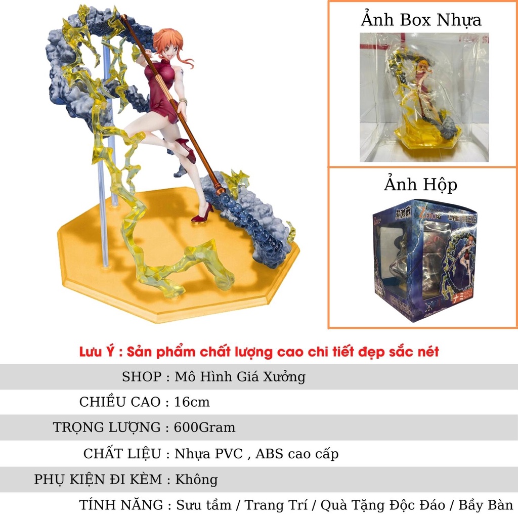 Mô Hình Nami F.Zero Bản Chiến Đấu có Hiệu Ứng Cao 16cm Hoa Tiêu băng Mũ Rơm  -Tượng Figure Miêu Nữ One Piece Vua Hải Tặc