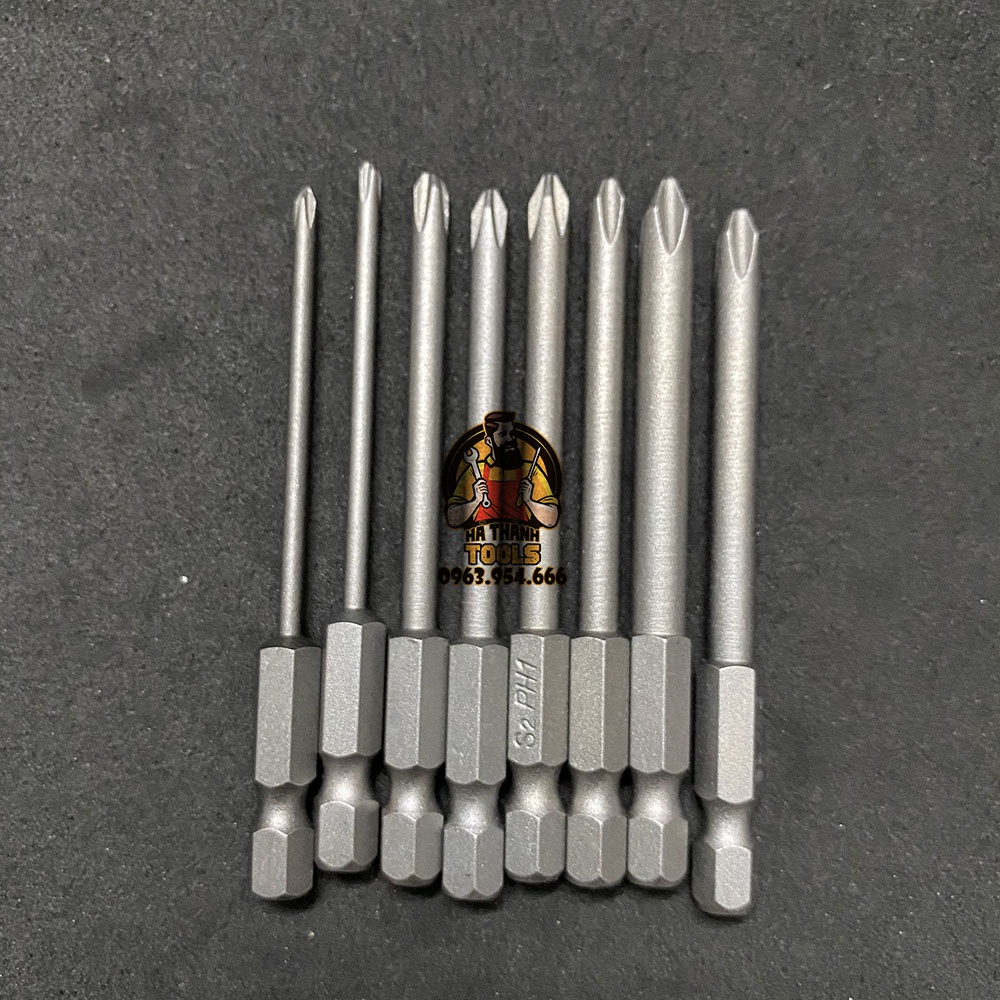 Bộ Mũi Bắn Vít 4 Cạnh Chuôi Lục Giác - Đầy Đủ Kích Thước  Cho Khoan Pin, Khoan Điện
