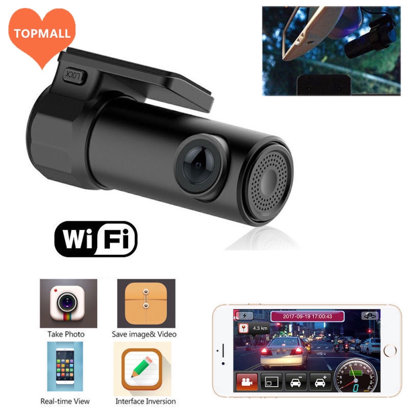 [cod] Wifi HD Driving Recorder Hidden Panoramic Driving Recorder USB Car Monitoring