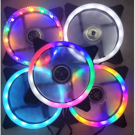 Quạt Tản Nhiệt, Quạt Led, Quạt Fan Case 12cm led, fan LED RGB giống Coolmoon