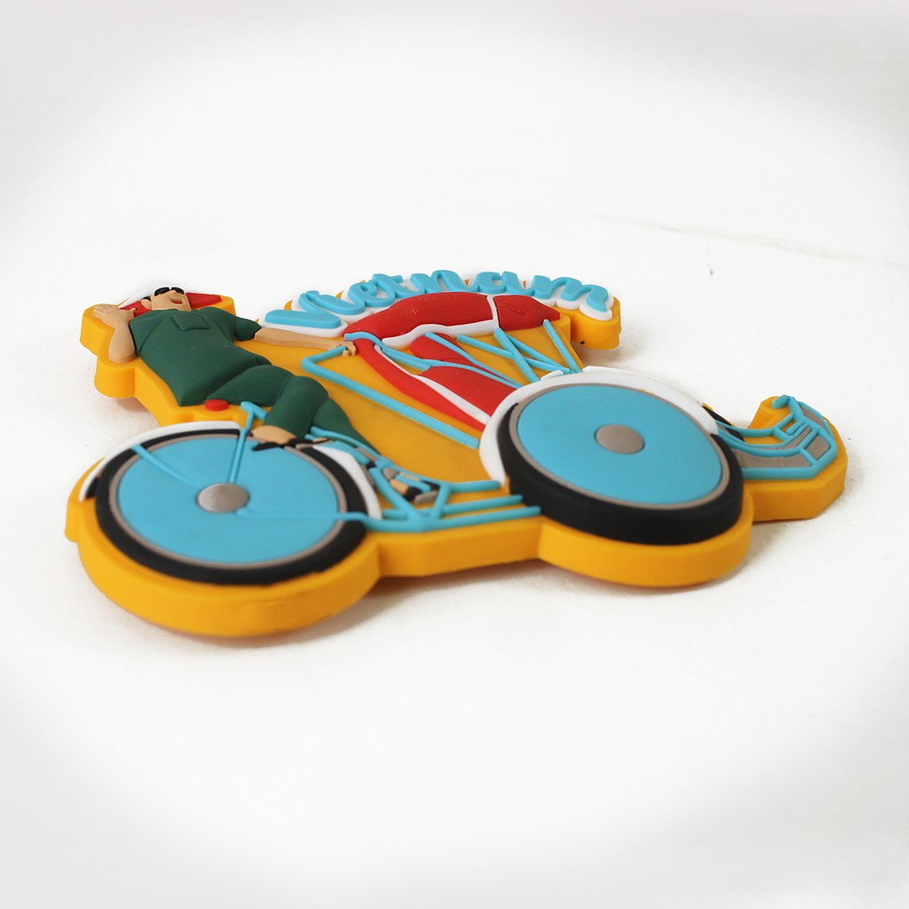 Nam châm trang trí tủ lạnh - Fridge Magnet - Xích lô - Vietnam Magnet