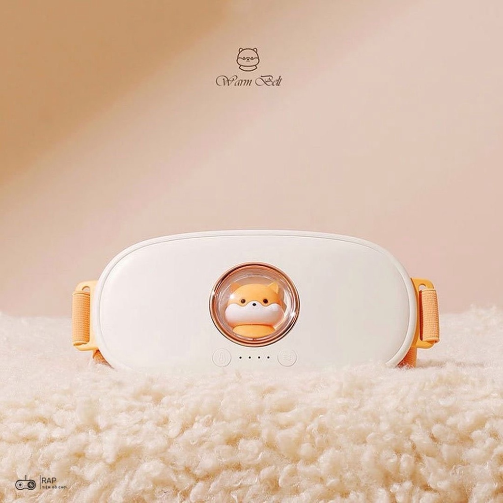Đai massage Ráp làm ấm bụng giảm đau bụng đau lưng cho phụ nữ đến kì, chườm nóng giảm đau bụng kinh,hồi phục da sau sinh