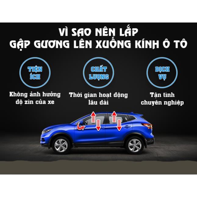 Bộ gập gương lên xuống kính hyundai i10 2021 đến 2021 - Bảo hành chính hãng hãng 12 tháng