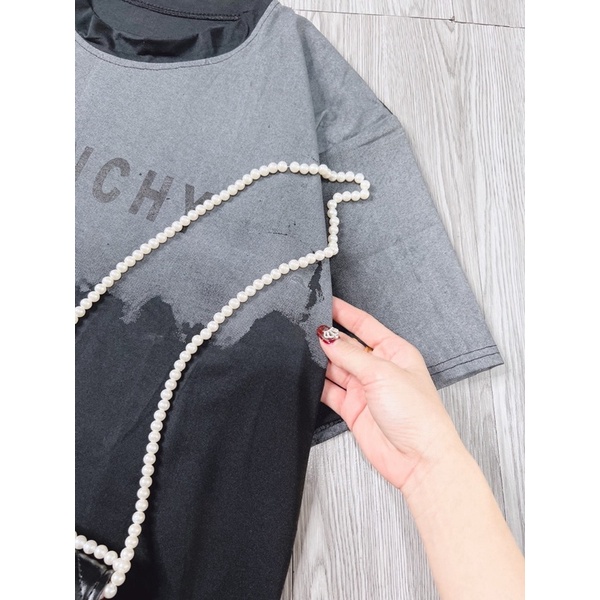 Áo thun loang Givench.y hoạ tiết loang vai from unisex nam nữ