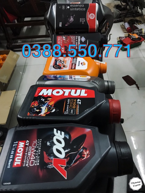 Tem 3 Lớp  EU ,Motul 300v Factory Line 10w40