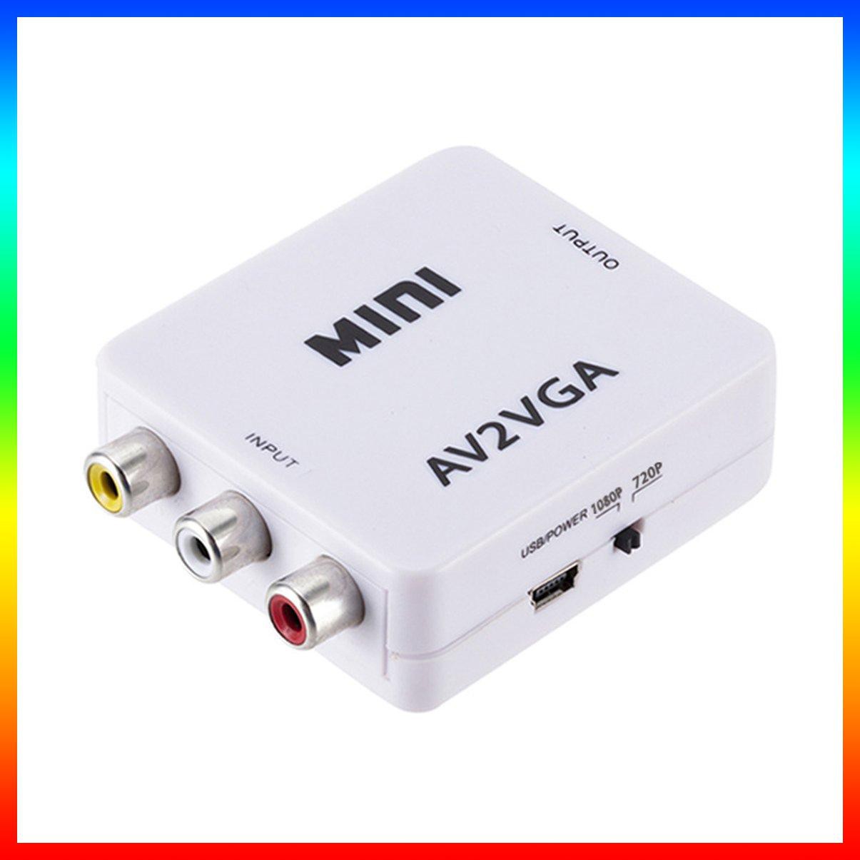 1 Hộp Chuyển Đổi Av2vga Av Rca Cvbs Sang Vga