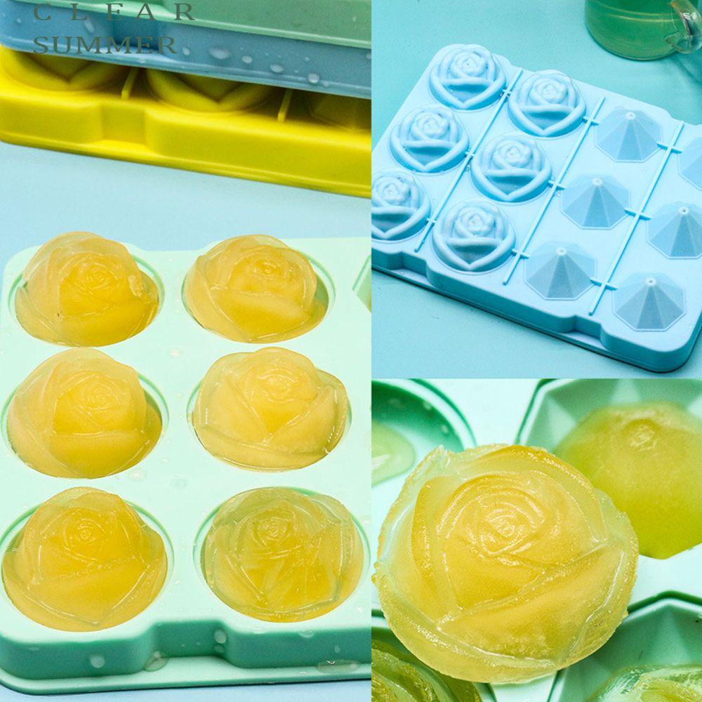 Khuôn Silicone Làm Đá Hình Hoa Hồng