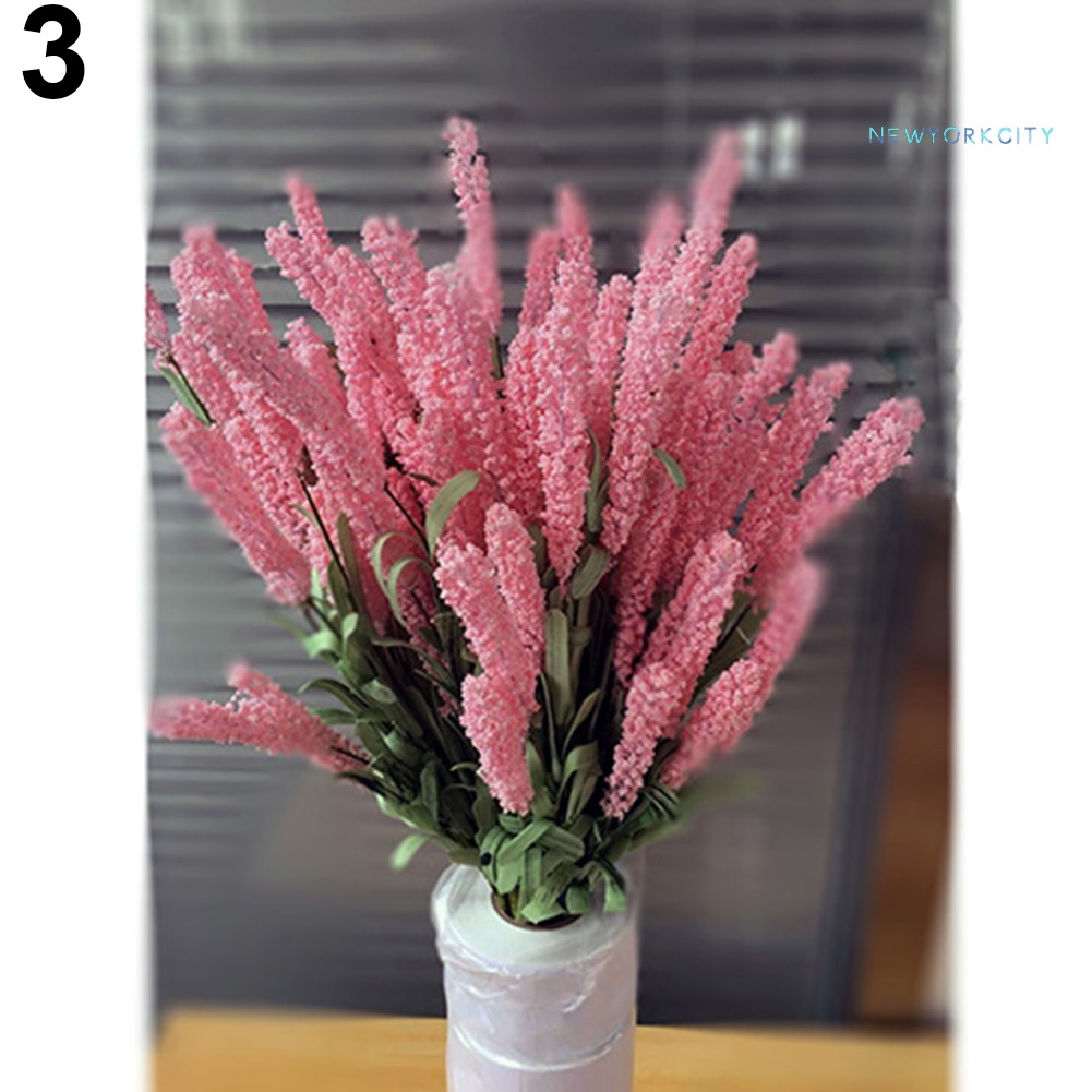 Bó Hoa Oải Hương Nhân Tạo 12 Bông Dùng Trang Trí Tiệc Cưới