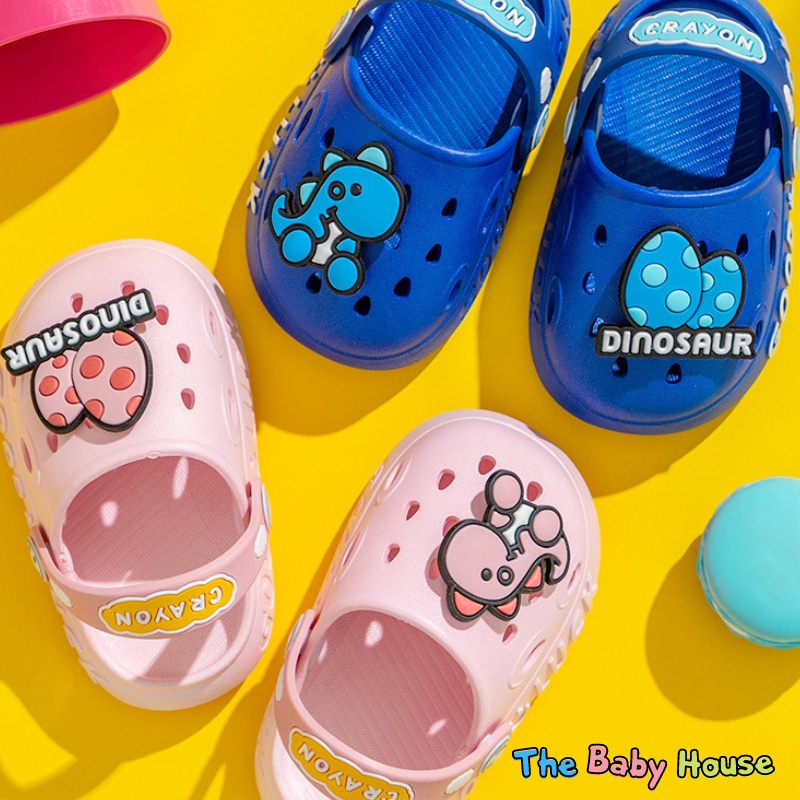 Dép Cho Bé  𝐅𝐑𝐄𝐄𝐒𝐇𝐈𝐏 Dép Sục Crocs Mềm Nhẹ Chống Trơn Trợt Cho Bé Trai Bé Gái