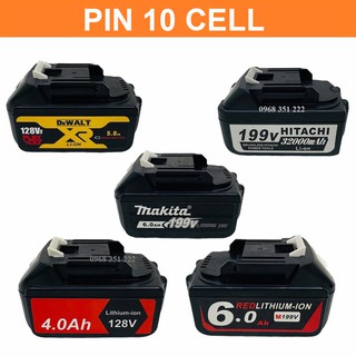 10 cell Dùng Cho Máy siết bulong, Máy Khoan Hitachi