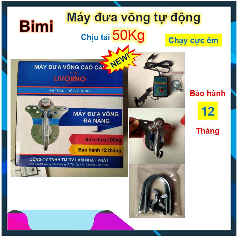 ❤️ Máy Đưa Võng Tự Động ❤️ Máy đưa võng êm Livorno, an toàn cho bé ngủ yên, bảo hành 12 tháng