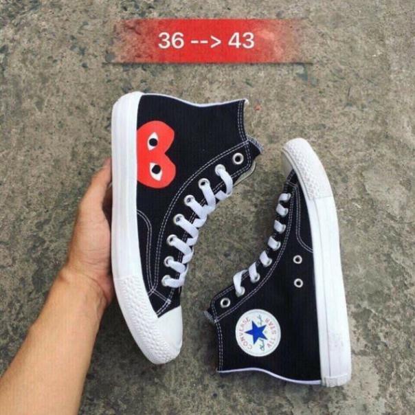 GIẦY X COMME des GARCONS PLay NAM NỮ (-) ✫ siêu phẩm * ۶ : ོ # ˢ m . . ' -
