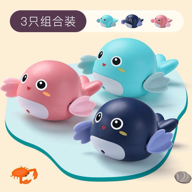 Đồ chơi nhà tắm cho bé 💝 FREESHIP 💝 cá vịt rùa vặn cót thả bồn tắm trẻ em CRV09