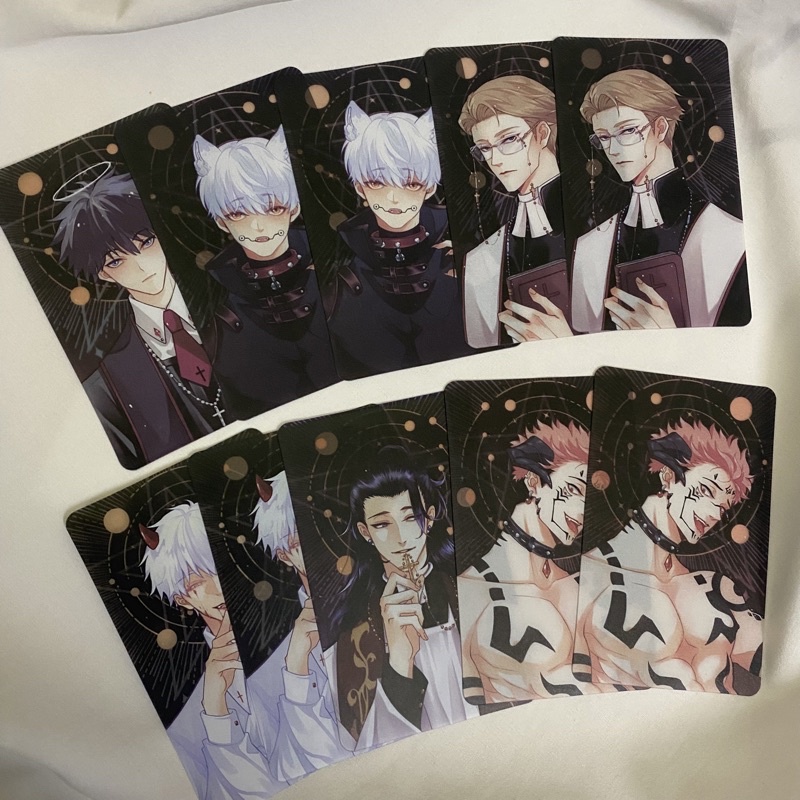 Card JJK/Jujutsu Kaisen/ Chú thuật hồi chiến(Nanami,Geto,Megumi,Toge,Gojo)