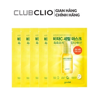 Combo 5 Mặt Nạ Dưỡng Sáng Da GOODAL GREEN TANGERINE VITA C SERUM SHEET MASK (30mlx5)
