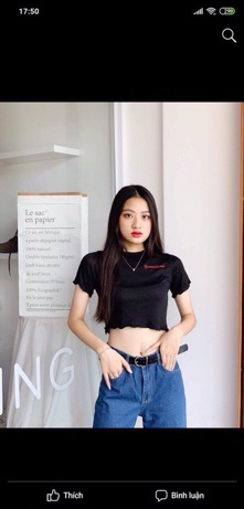 ÁO CROPTOP CUỐN BIÊN GUM
