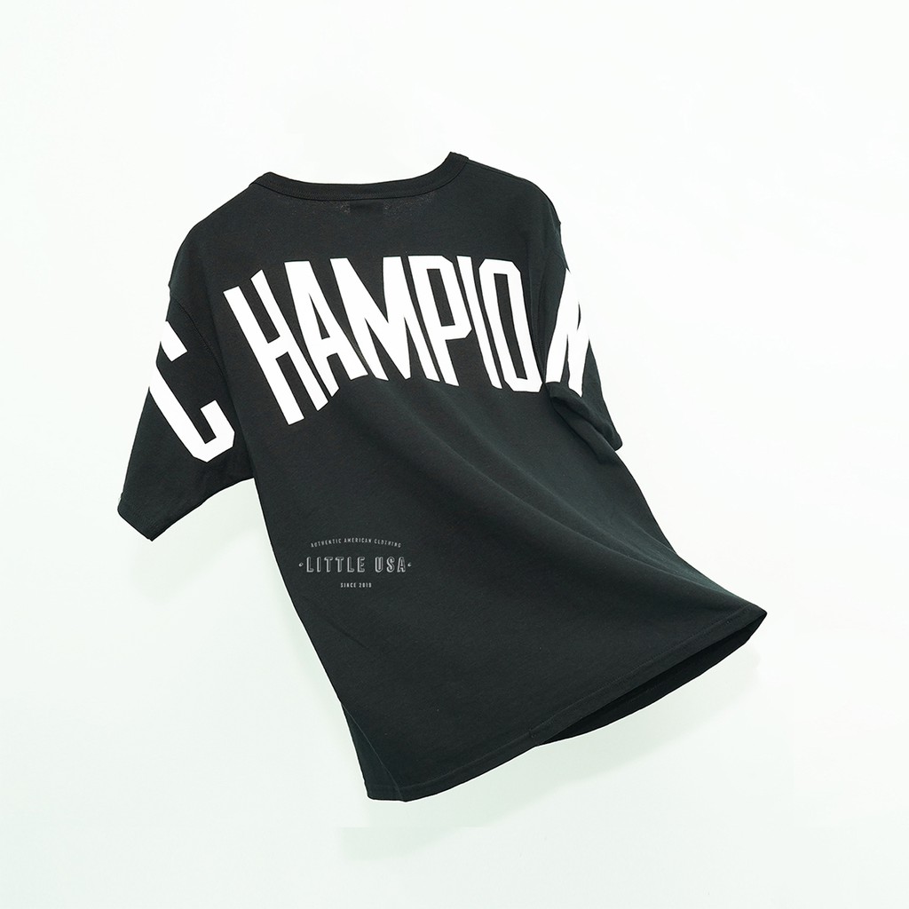 Áo Chính Hãng CHAMPION IN SAU LƯNG - HERITAGE BIG LOGO BACK TEE - LOGO SAU LƯNG