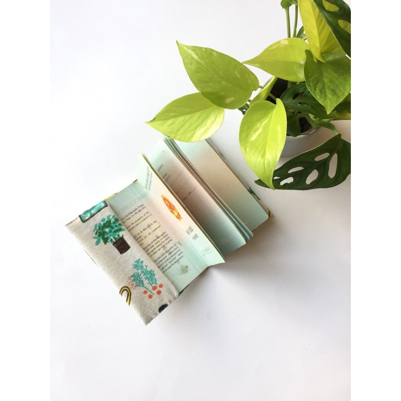 Túi ví handmade vải thô bố bọc hộ chiếu pasport cover