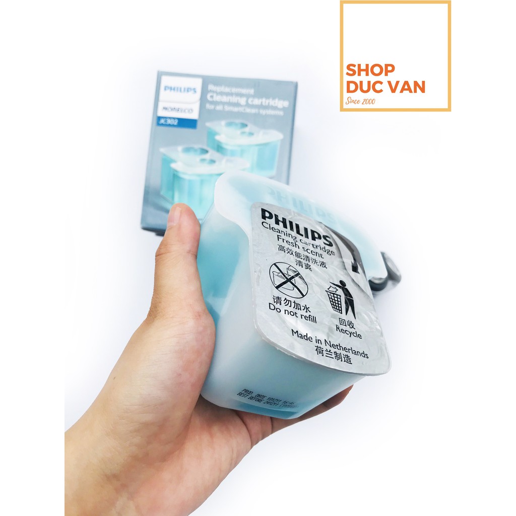 BÌNH NƯỚC RỬA MÁY CẠO RÂU PHILIPS NORELCO CLEANING CARTRIDGE