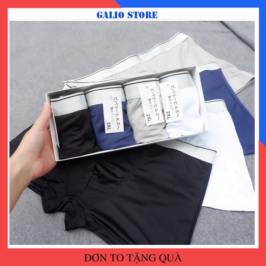 Quần lót nam, sịp đùi nam Nhật Bản chất thun lạnh chính phẩm co giãn 4 chiều chuẩn đẹp - GALIO SHOP