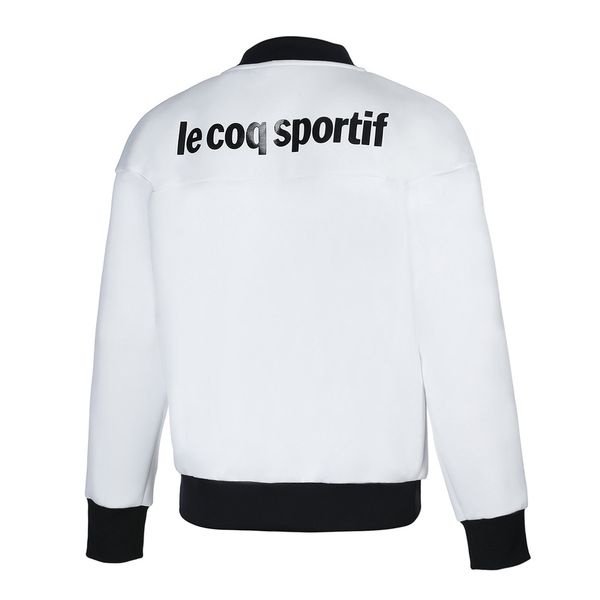 Áo nỉ Lecoq Sportif nữ QMWQJF01-WHT