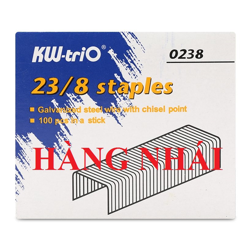 Đạn ghim Trio 23/8, 8mm (50 tờ) - ghim bấm (HÀNG CHÍNH HÃNG)