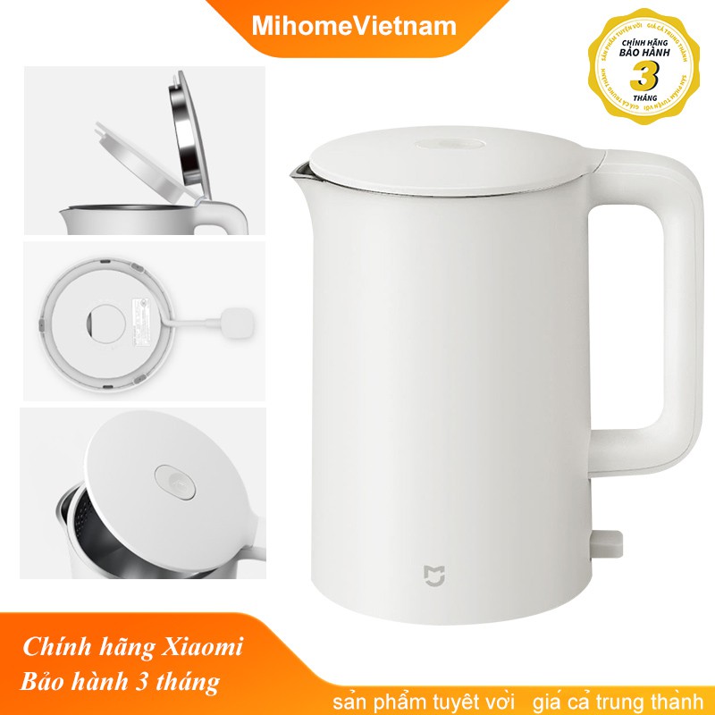 [Mã 267ELSALE hoàn 7% đơn 300K] Ấm siêu tốc Xiaomi 1A