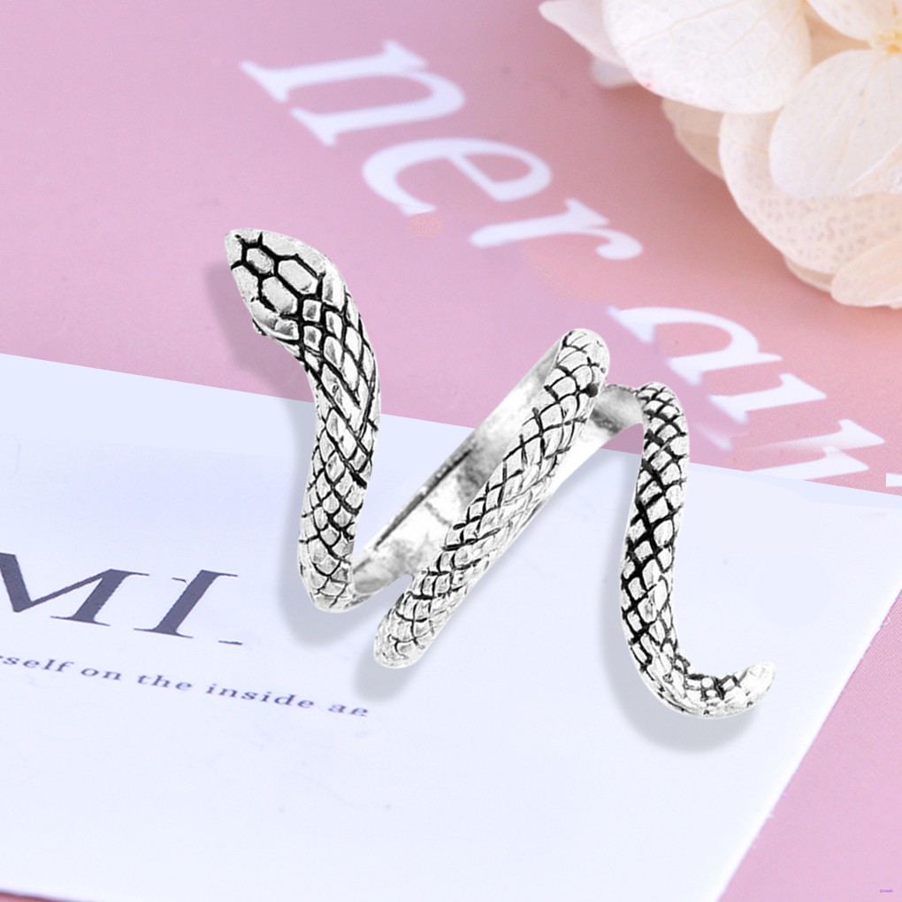 Nhẫn hở nữ bằng hợp kim thiết kế động vật đơn giản cá tính