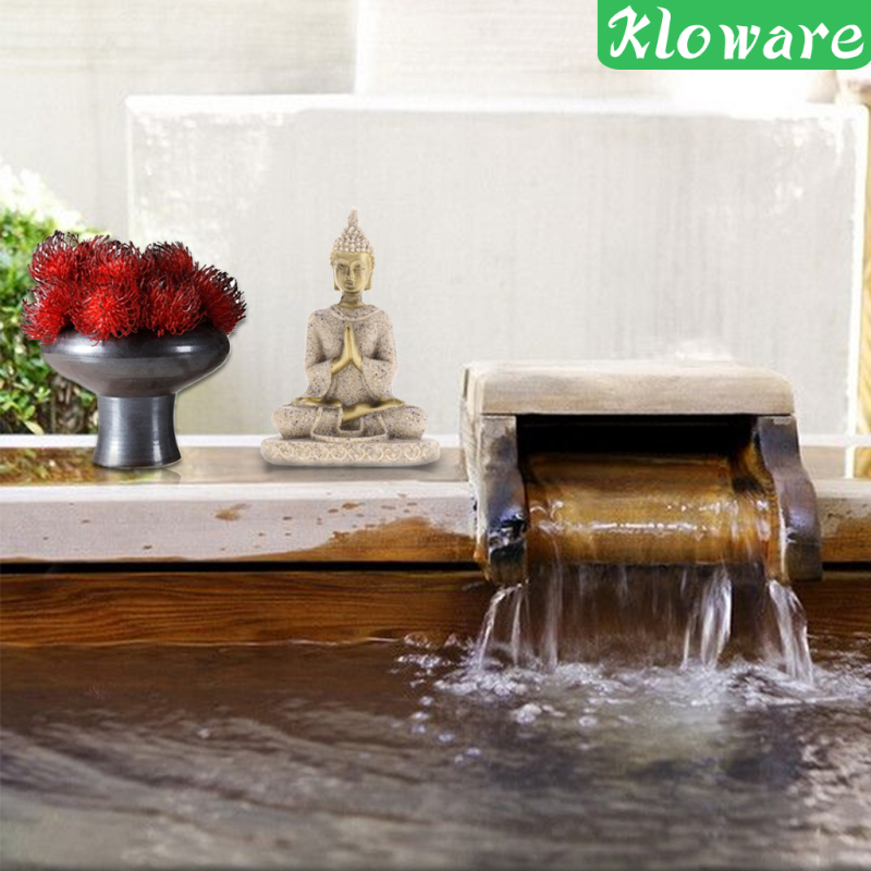Đồ trang trí Tượng Phật Bằng Đá Cát Chạm Khắc Tinh Xảo Đẹp Mắt